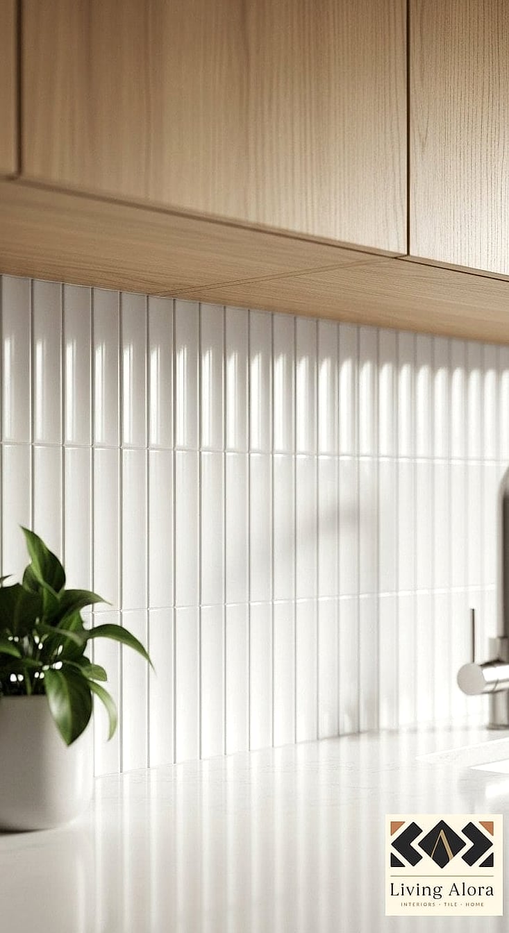 20 Backsplash Tile Ideas We Can't Stop Pinning 6 Fluted Tile for Texture