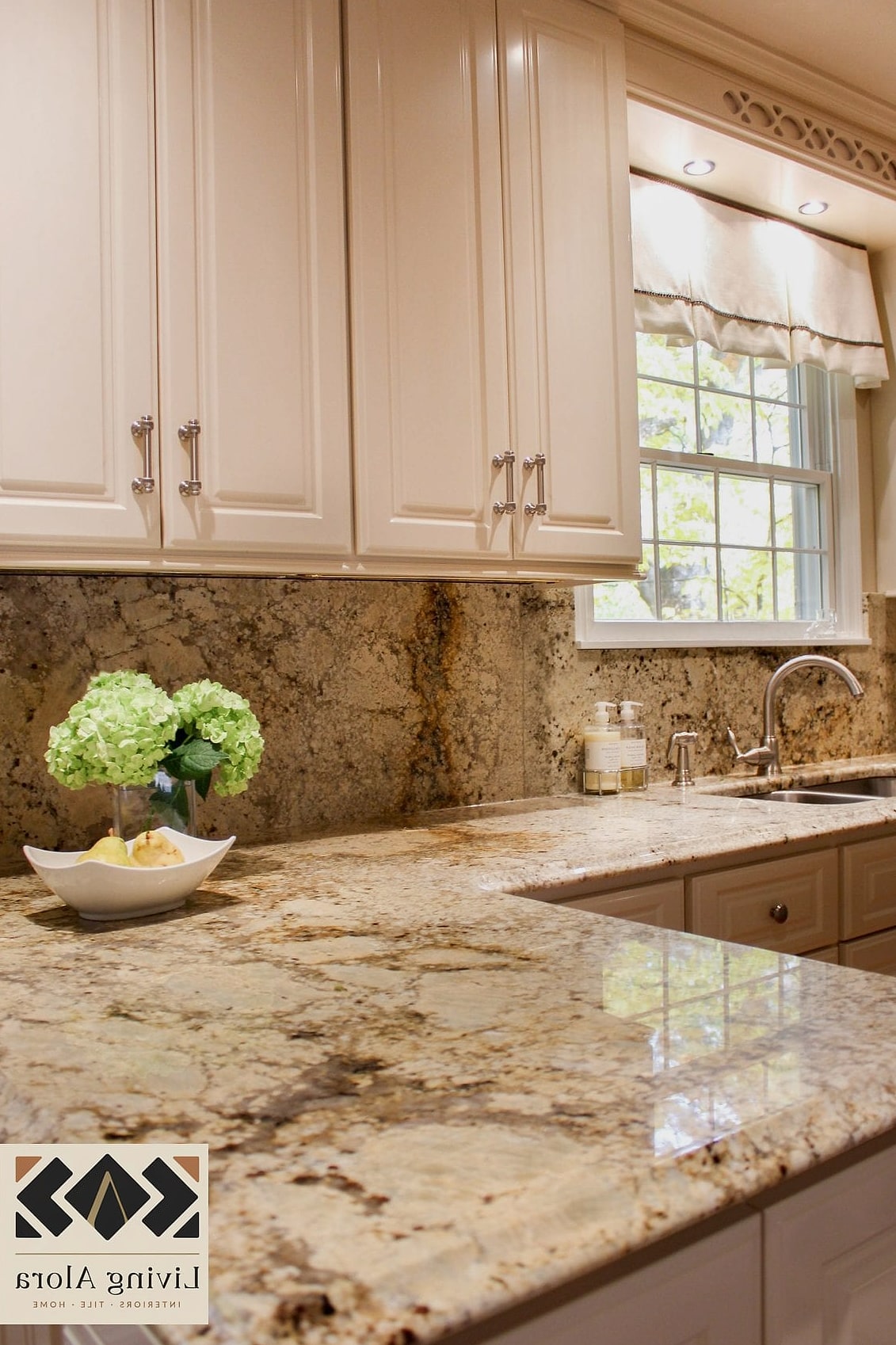 25 Backsplash for Granite Countertops Ideas That Will Change How You See Your Home 5 Full-Height Slab Backsplash