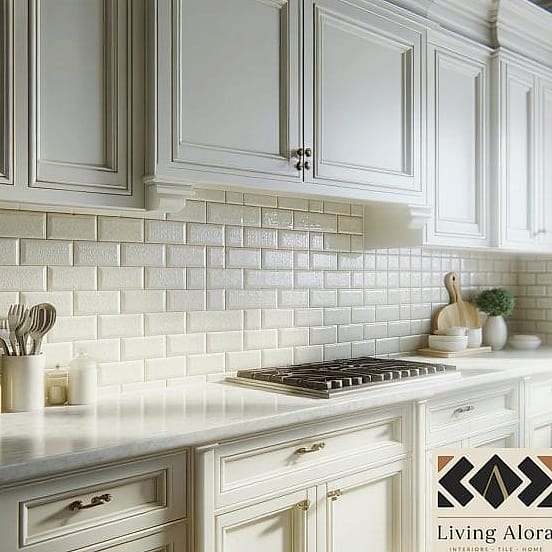 Full-Height Backsplash to the Ceiling