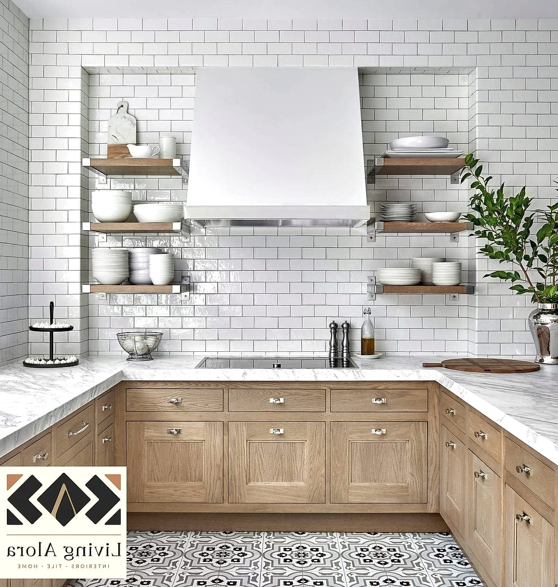 Full-Height Tile to the Ceiling
