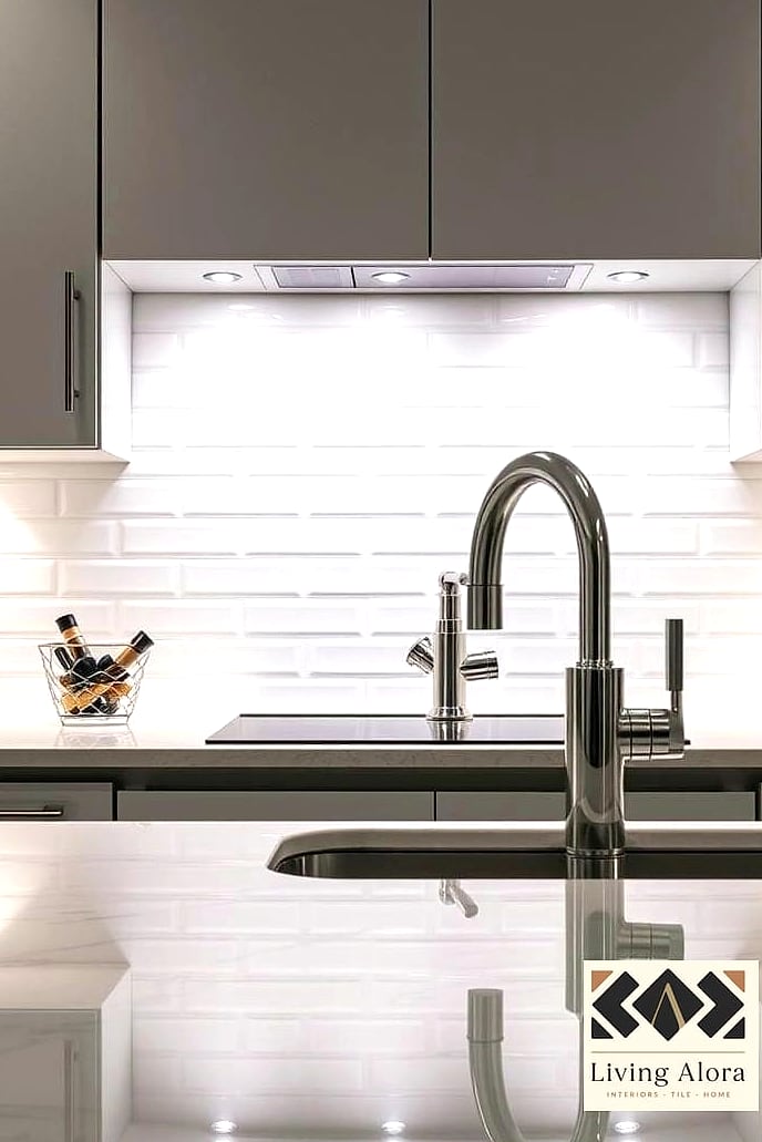25 Glossy White Backsplash Ideas That Are Absolutely Worth It 10 Full-Height Backsplash