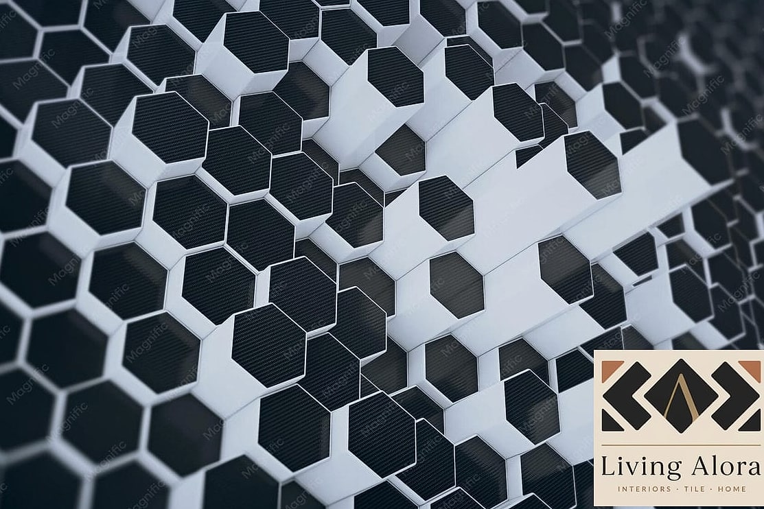 Geometric Hexagon Tile