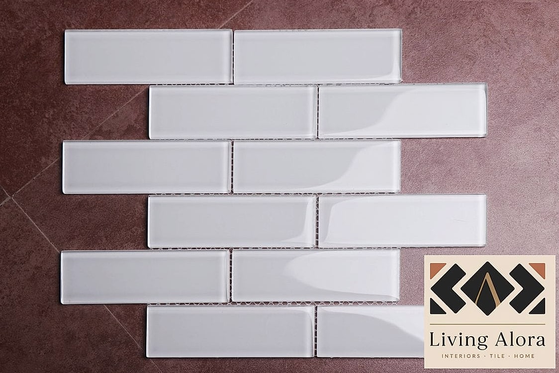 Glossy Subway Mosaic Sheets