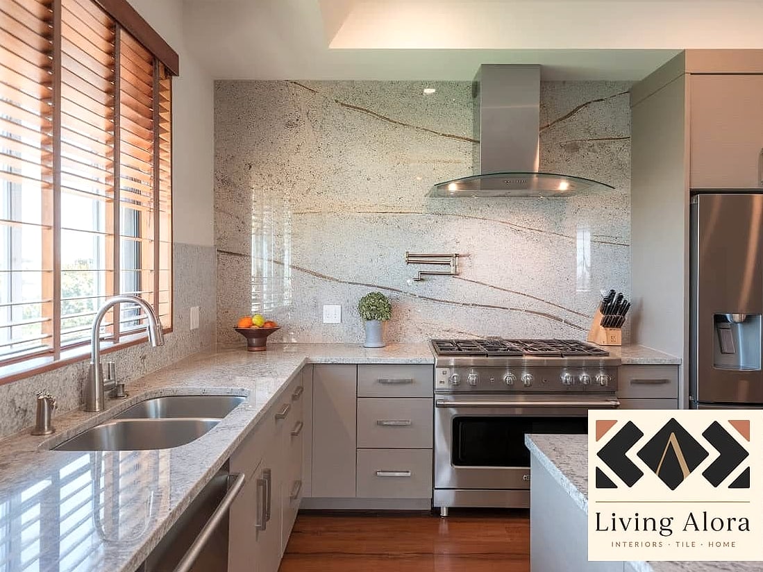 18 Granite Backsplash Ideas That Will Transform Your Space 16 Granite Backsplash in a Small Kitchen