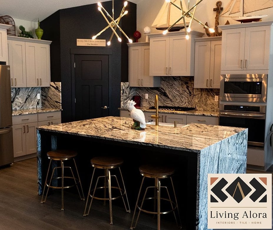 11 Granite Countertops Ideas Trending on Pinterest This Year 6 Granite Countertops with Waterfall Backsplashes