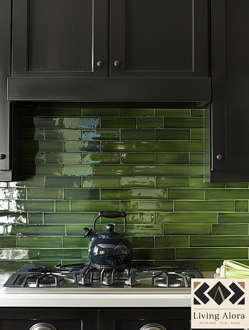 Green Mosaic Tile for a Bold Pop