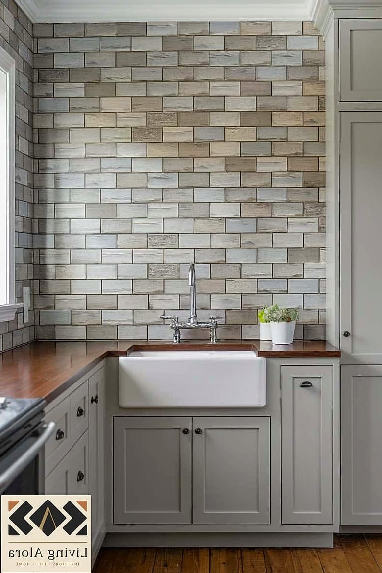 Greige Grout for a Blended Look