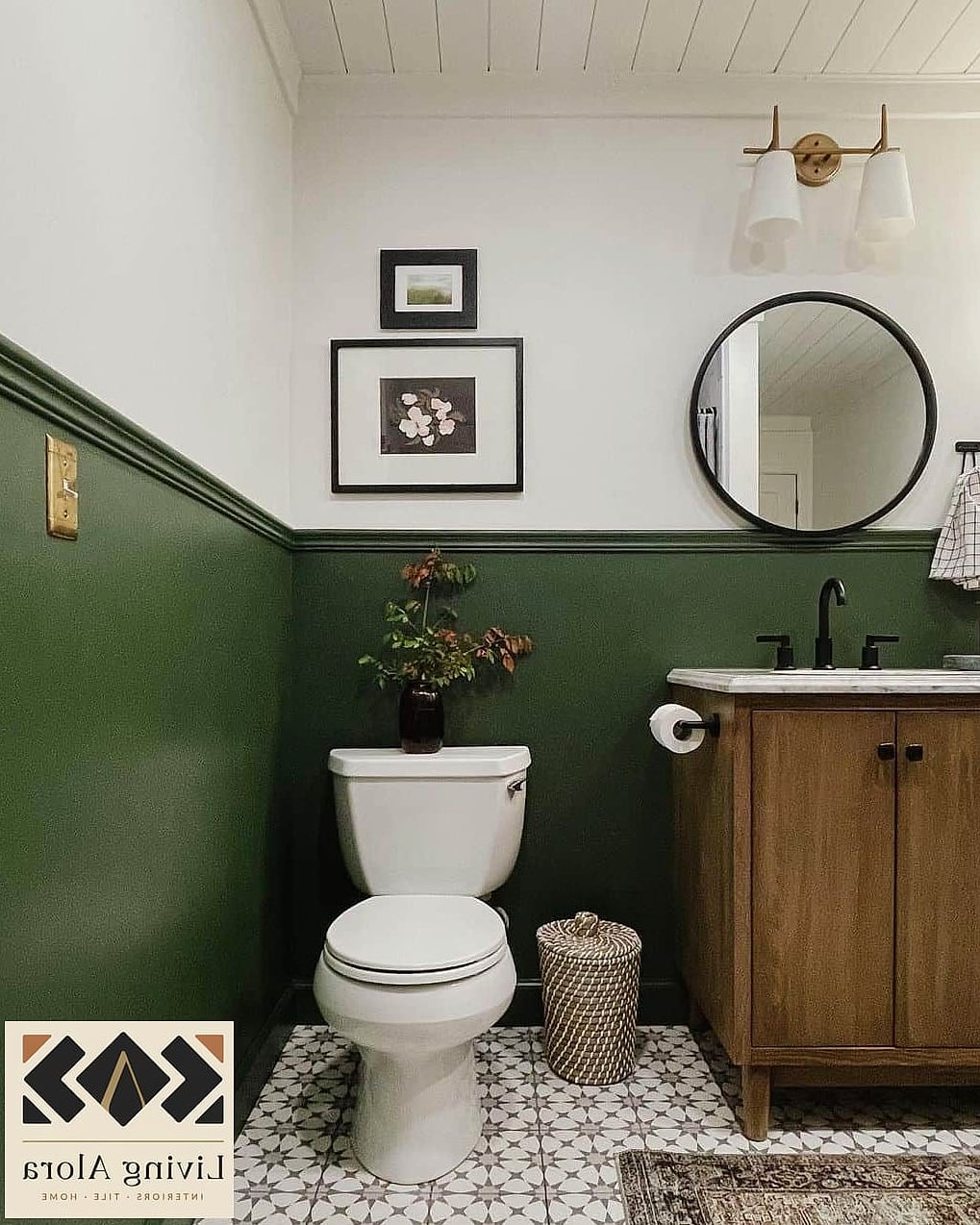30 How to End Tile Ideas Trending on Pinterest This Year 24 Half-Wall Tile Ending with a Wood Cap