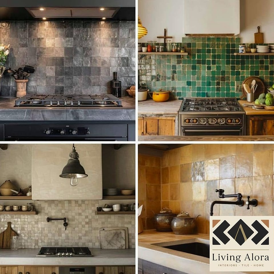 15 Kitchen Backsplash Ideas That Will Transform Your Space 4 Handmade Zellige Tile