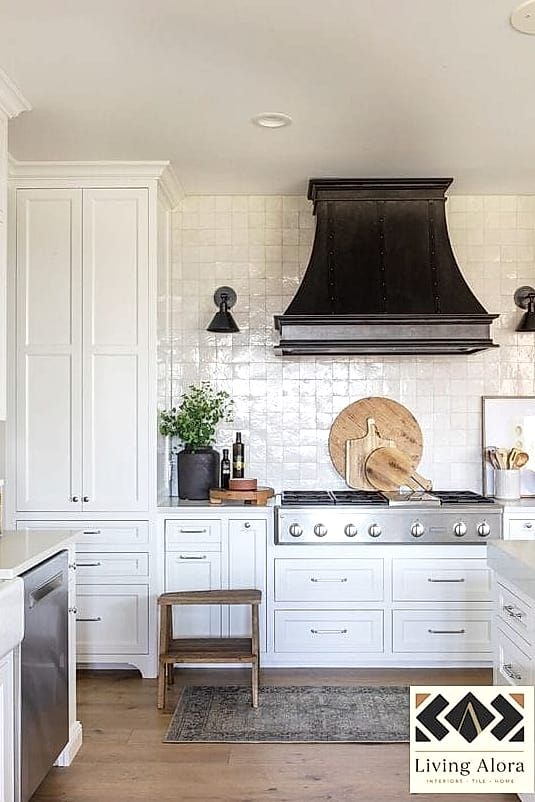 30 Backsplash for Modern Cabinets Ideas to Inspire Your Next Renovation 3 Handmade Zellige Tile