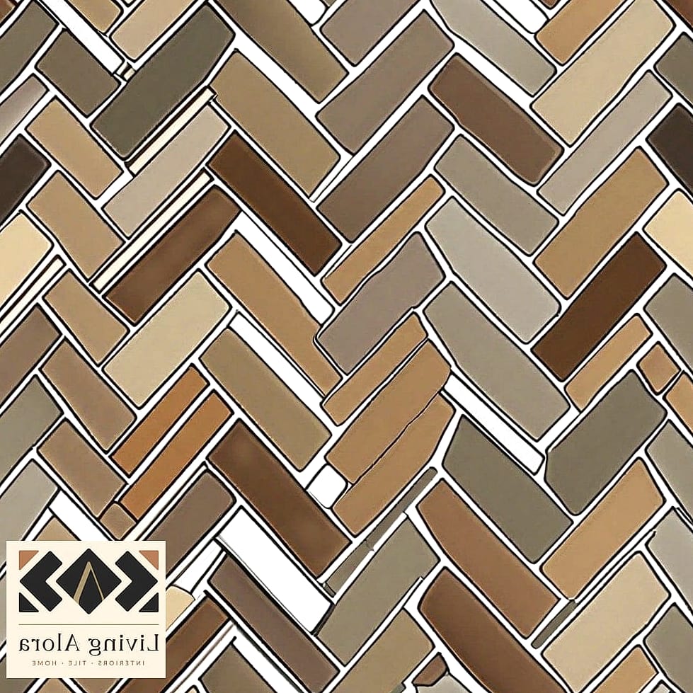 Herringbone-Inspired Picket Backsplash