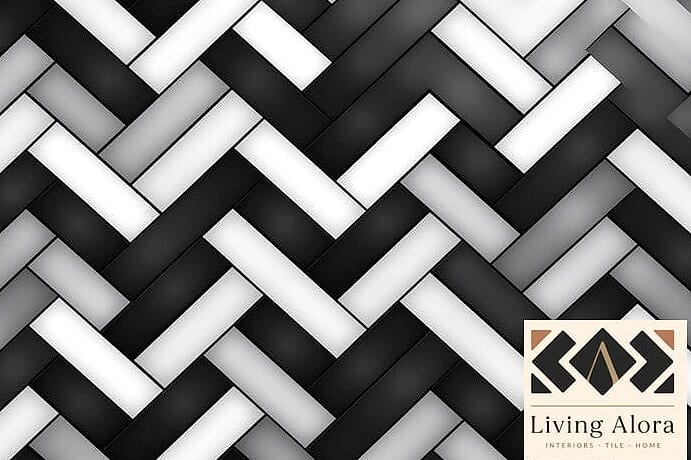 Herringbone Pattern in Two Tones