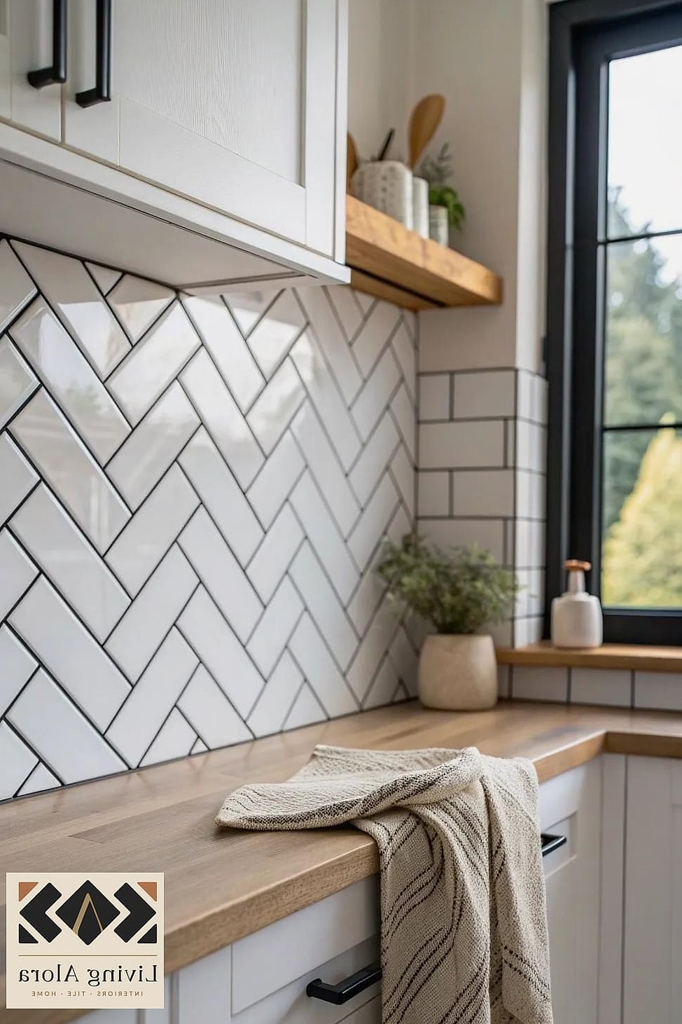 Herringbone Pattern Tile