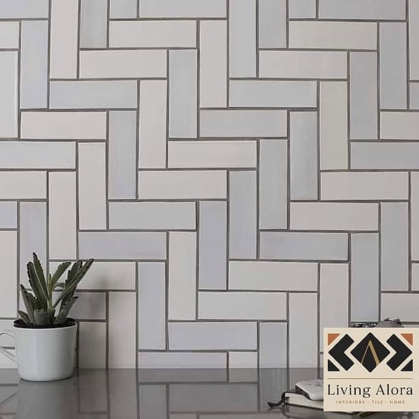 Herringbone Pattern Floor Tile