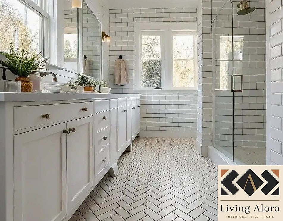 13 Modern Subway Tile Ideas That Will Transform Your Space 4 Herringbone Subway Tile Layout