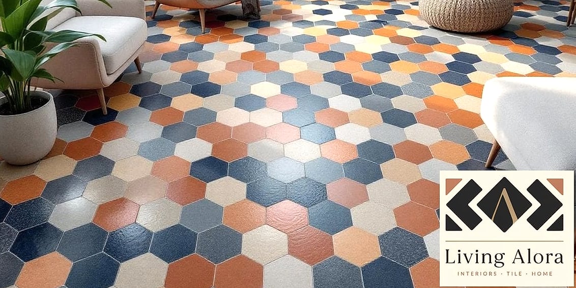 25 Square Mosaic Tile Ideas Perfect for Any Budget 10 Hexagon-Adjacent Square Grid with Rounded Corners