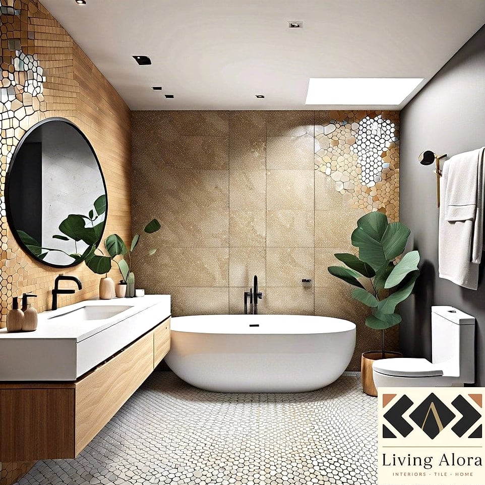 Hexagon Mosaic Tile for a Modern Geometric Statement