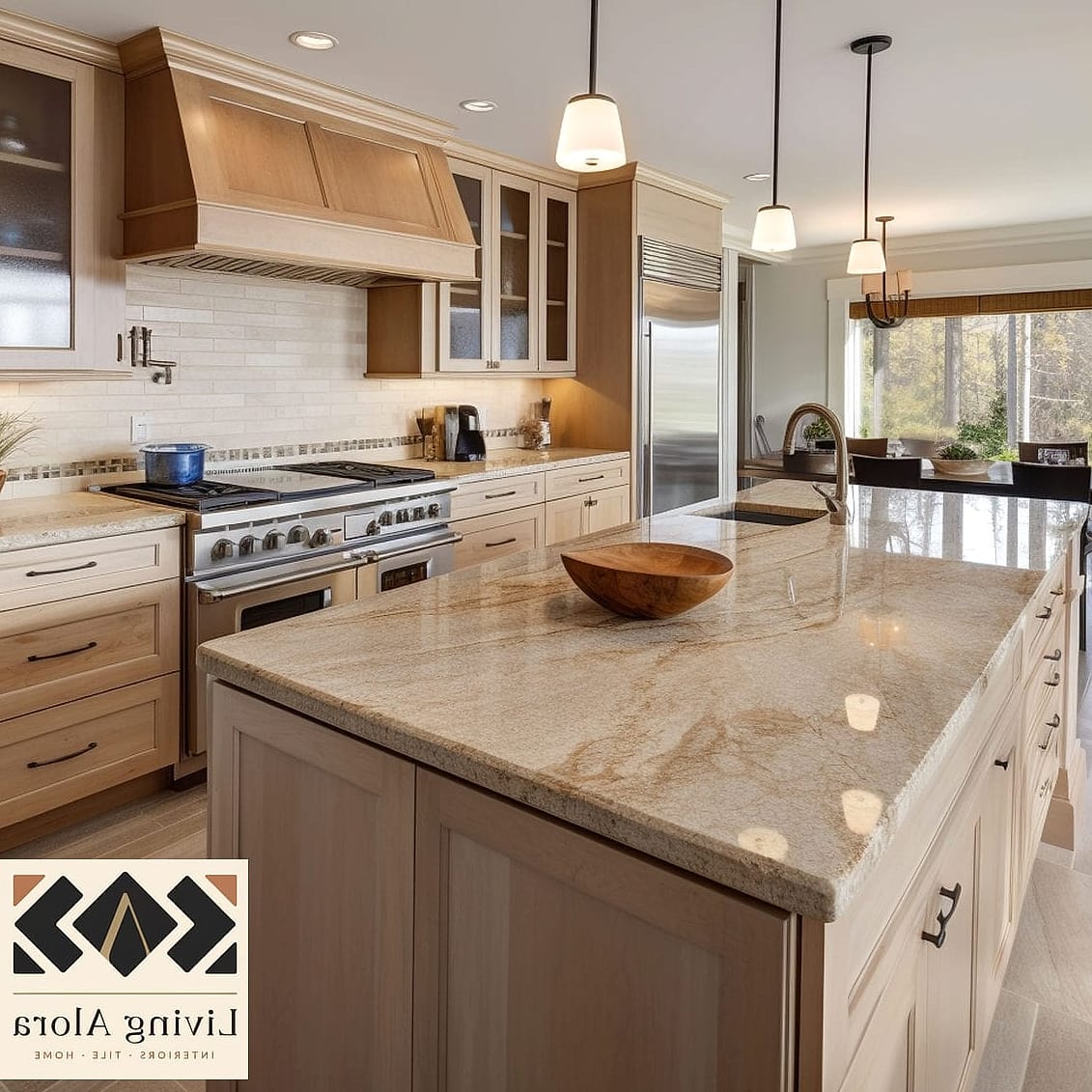 11 Granite Countertops Ideas Trending on Pinterest This Year 4 Honed Granite in Neutral Tones
