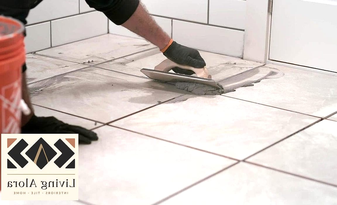 Install Tile with a Bold Grout Color for a Custom Look