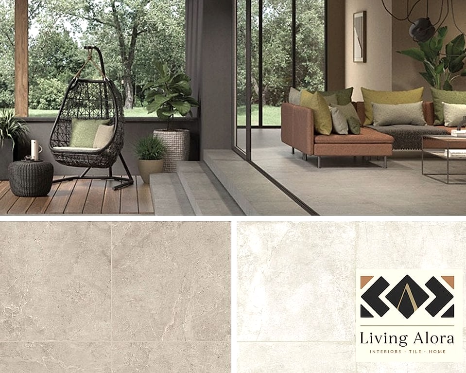 Large Format Tile for a Seamless Wet Room