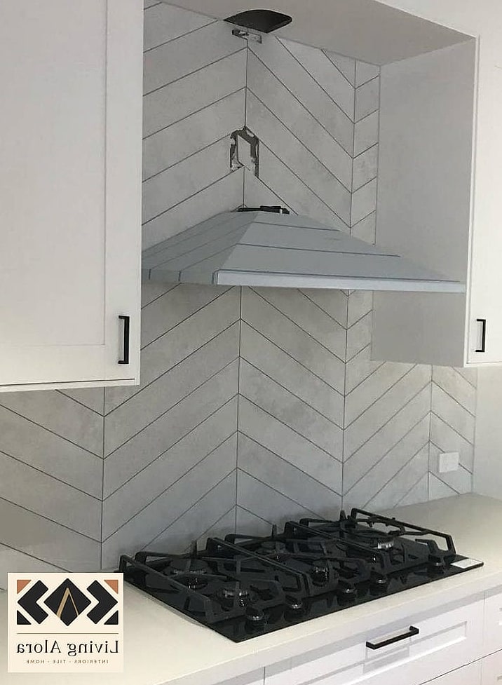 Large-Format Chevron Tile