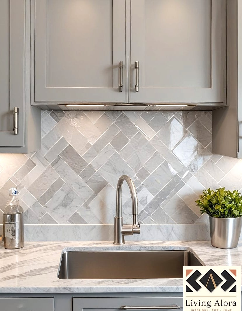 Large-Format Gray Porcelain Slabs