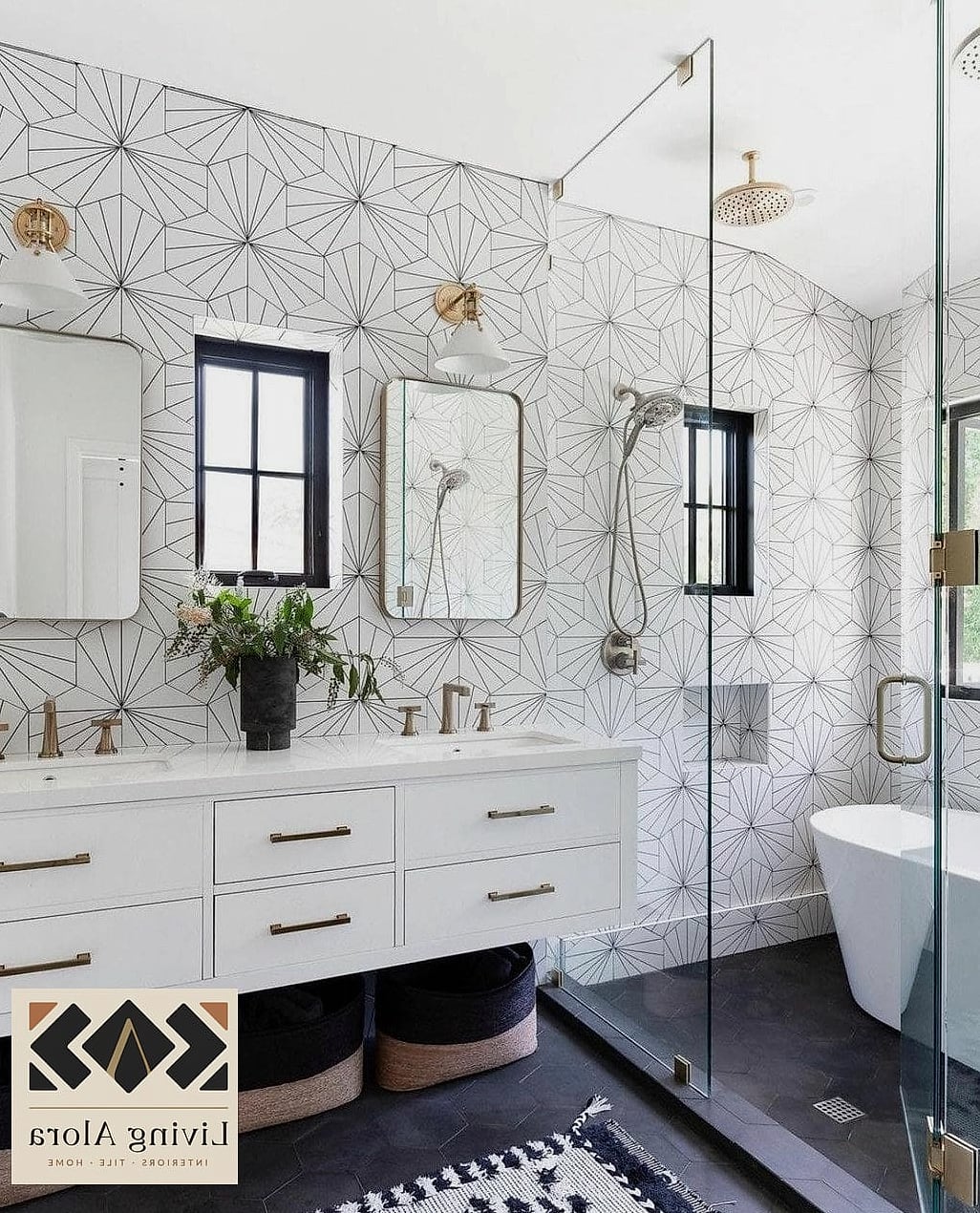 27 Backsplash for White Bathroom Ideas Trending on Pinterest This Year 8 Large Format White Porcelain Slabs