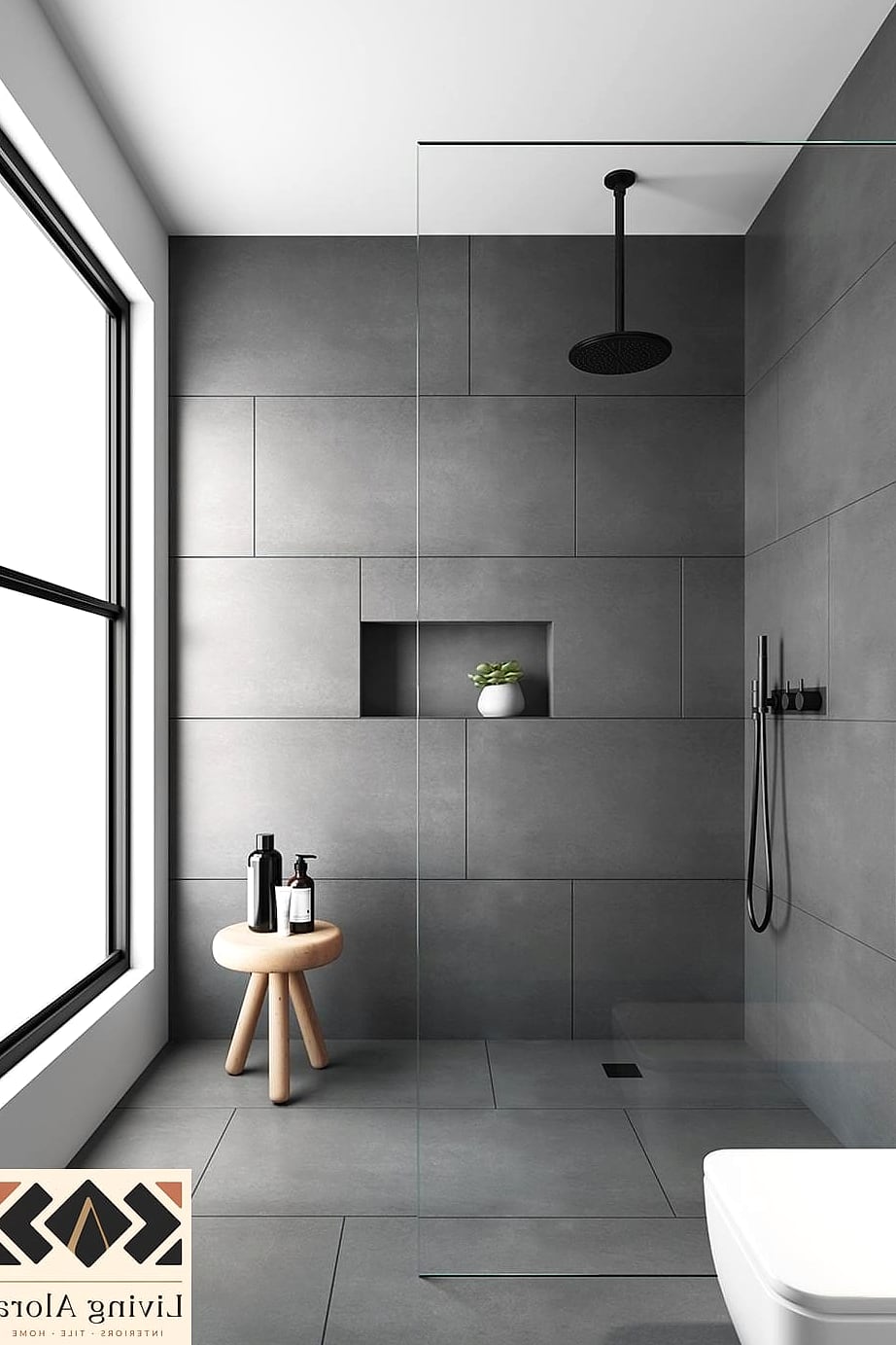 30 How to End Tile Ideas Trending on Pinterest This Year 28 Large Format Tile Ending in Minimal Grout Lines