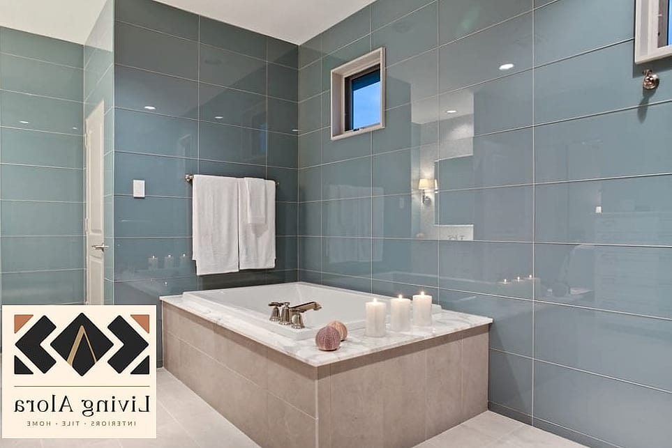 Large Format White Glass Tile
