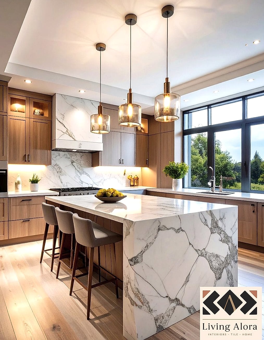 30 Backsplash for Modern Cabinets Ideas to Inspire Your Next Renovation 5 Large Format Porcelain Slabs