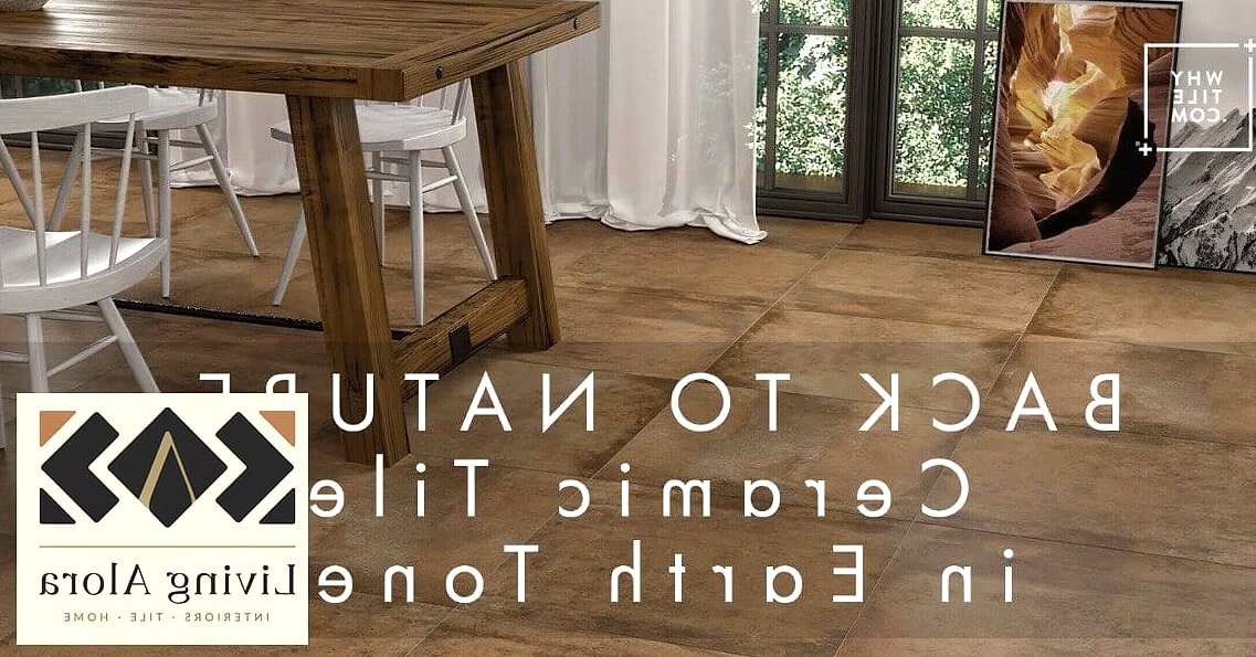 Large Textured Tile for a Nature-Inspired Look