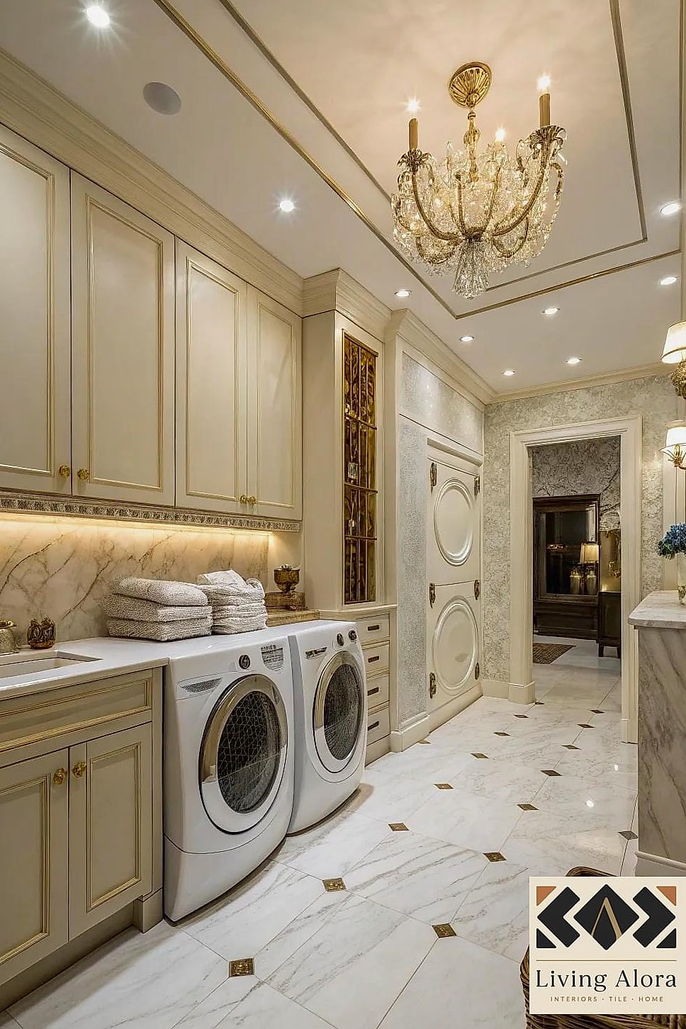 A Laundry Room Accent Wall