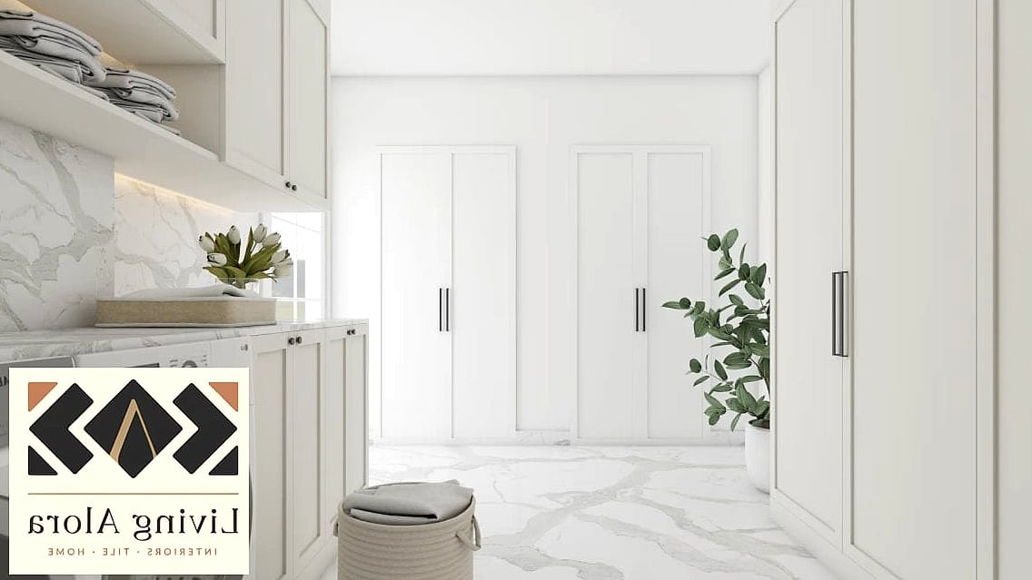 Laundry Room Accent Wall