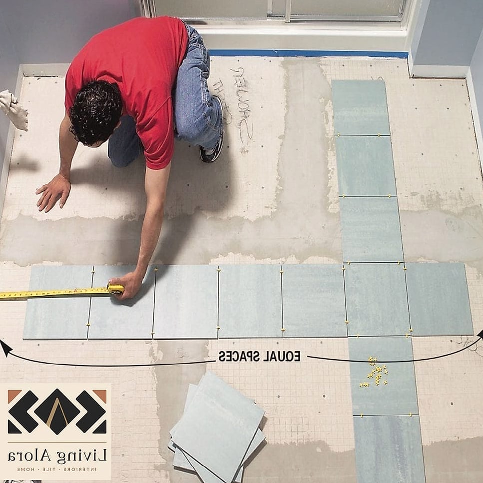 Lay Standard Subway Tile in a Herringbone Pattern