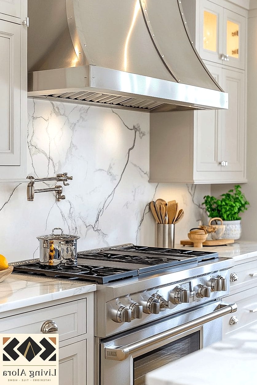 Marble-Look Porcelain Tile