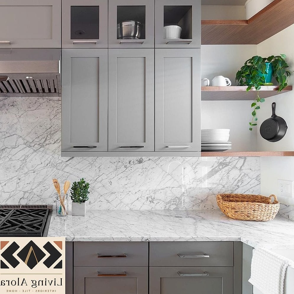 Marble Look Tile for an Upscale Feel