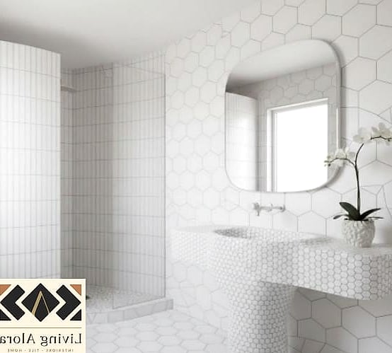 Marble Mosaic in Basketweave