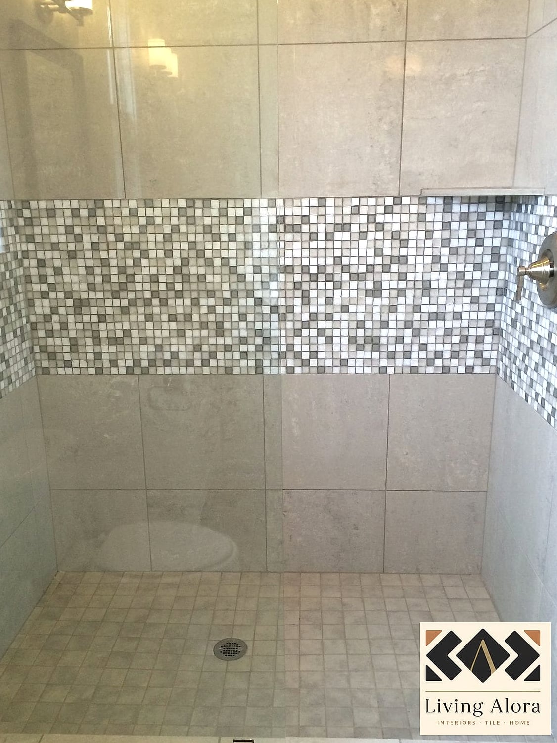 25 Square Mosaic Tile Ideas Perfect for Any Budget 5 Marble Mosaic Shower Floor