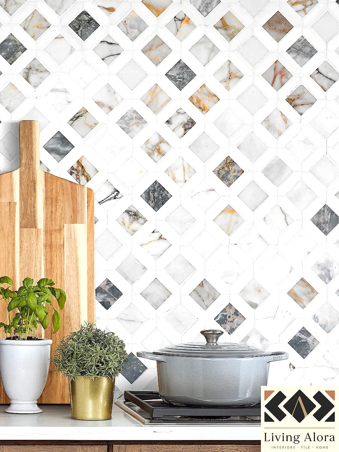 Marble Mosaic Backsplash