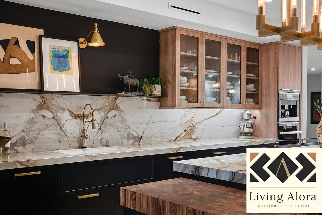 Marble Slab for a Seamless Look