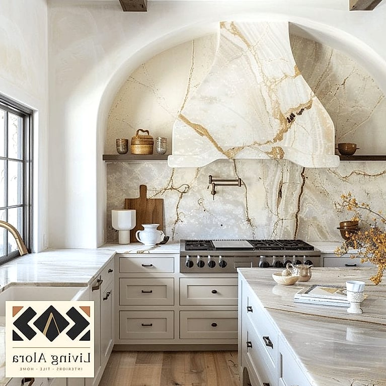 Marble Slab with a Contrasting Frame