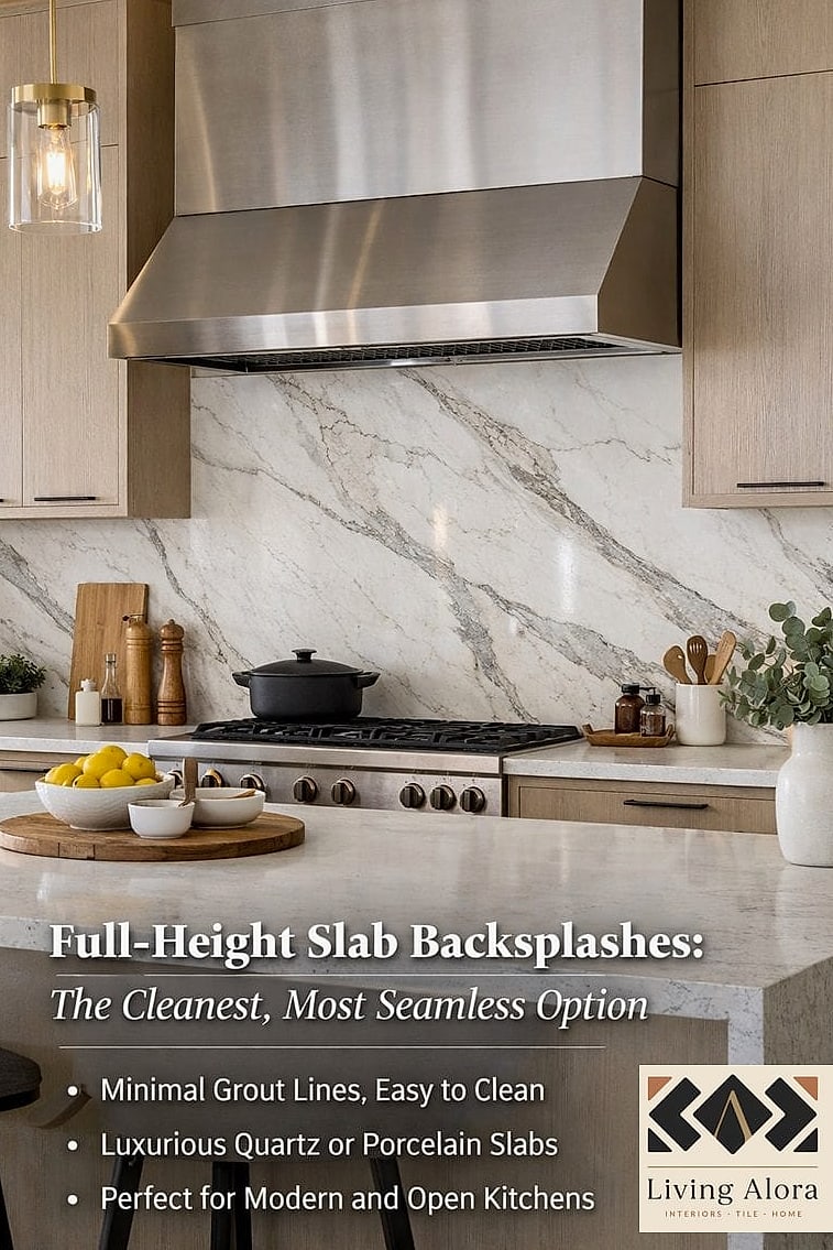 Marble Slab for a Seamless Look