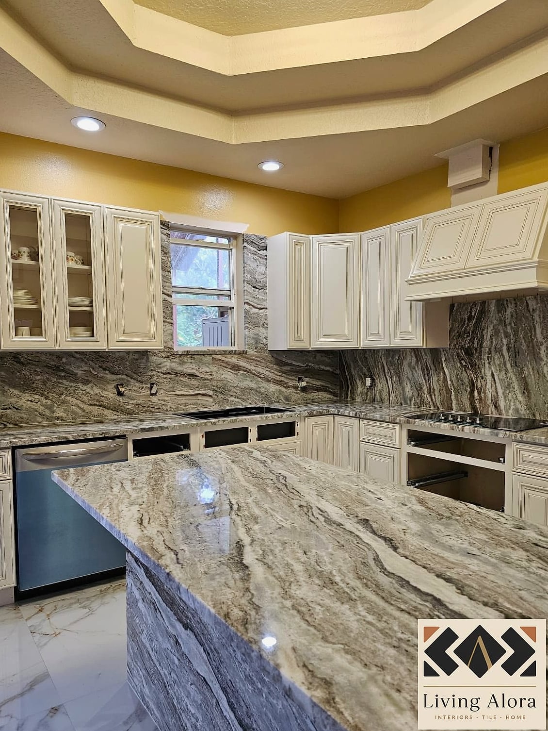 13 How to Match Backsplash Ideas to Show Your Contractor 2 Match the Backsplash to Your Countertop Veining