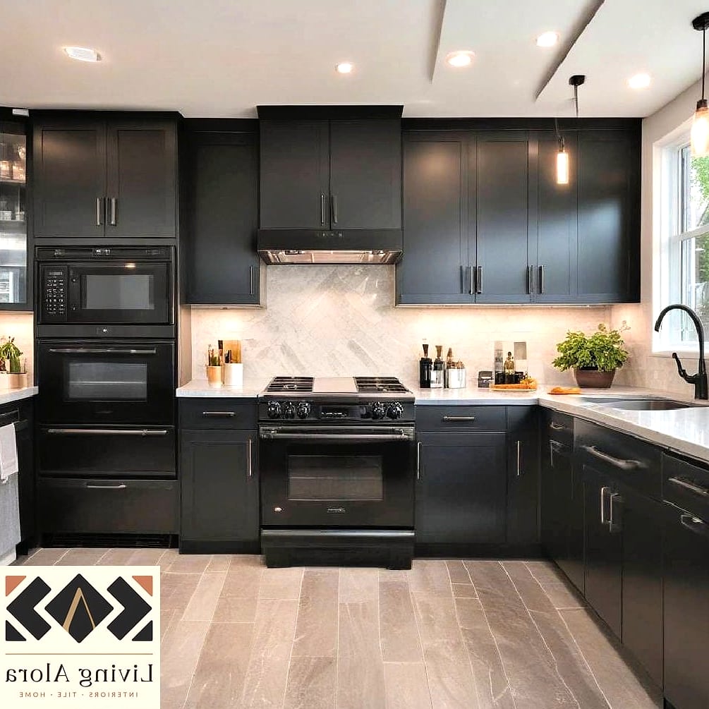 11 Matte Kitchen Ideas That Are Absolutely Worth It 9 Matte Black Appliances