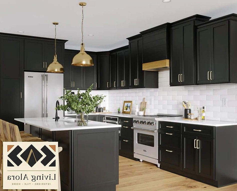 18 Black Cabinets Ideas for Every Home Style and Budget 2 Matte Black Shaker Cabinets