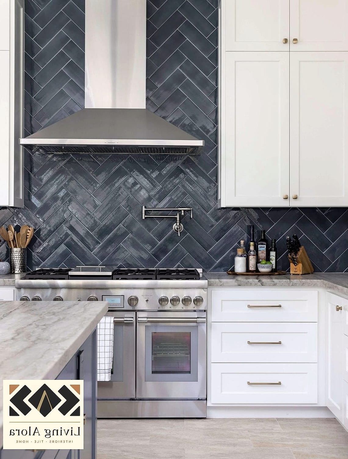 Matte Herringbone Pattern