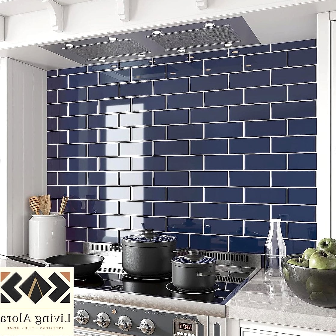 Matte Navy Blue Tile