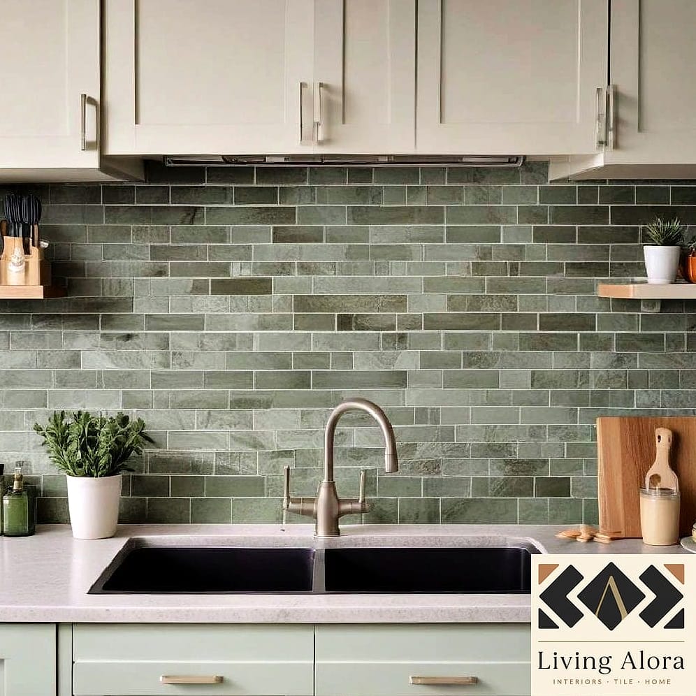 Matte Sage Green Tile
