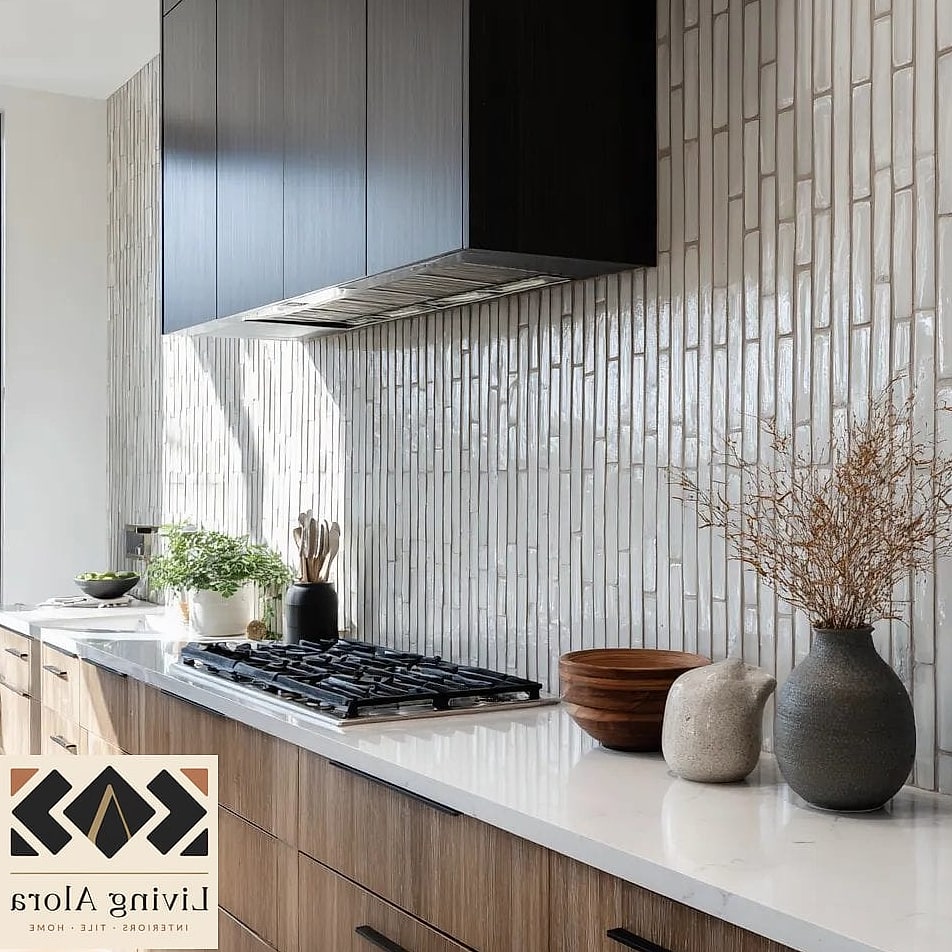 Matte Vertical Stack Tile