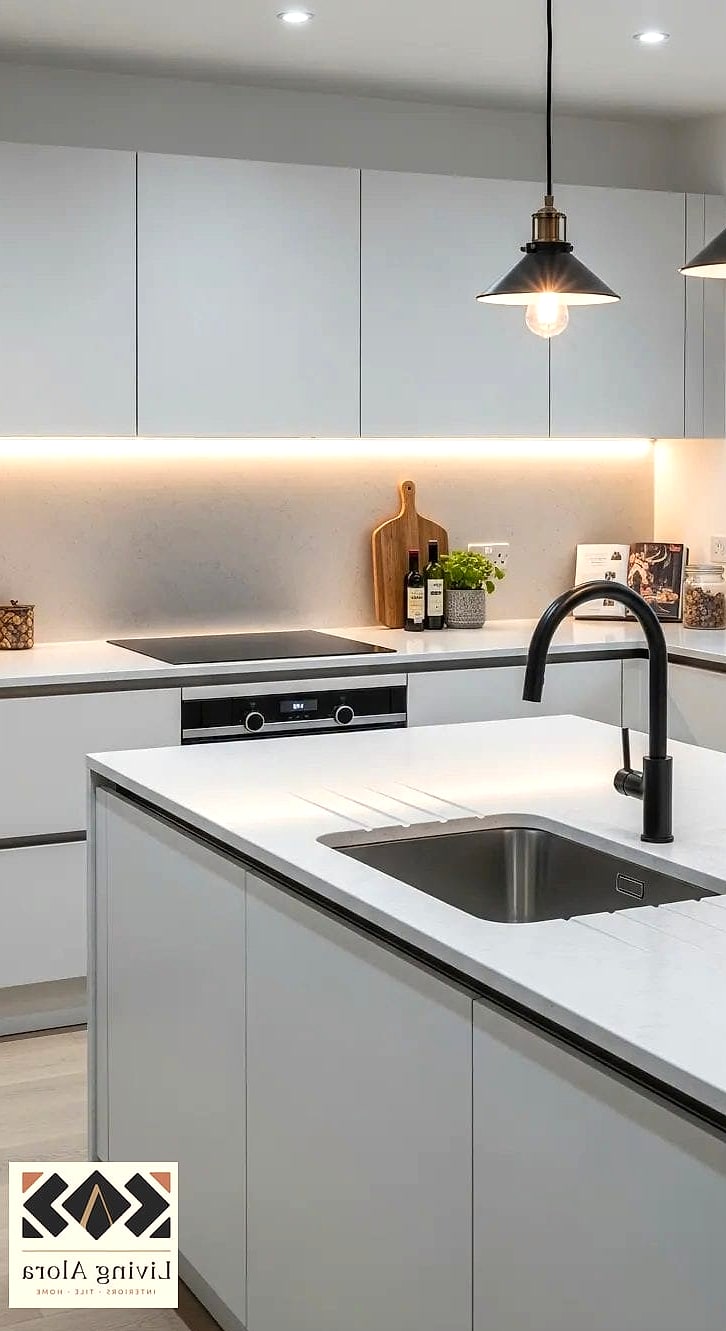 27 White Cabinets Ideas You Haven't Seen Before 6 Matte White Cabinets Instead of Glossy